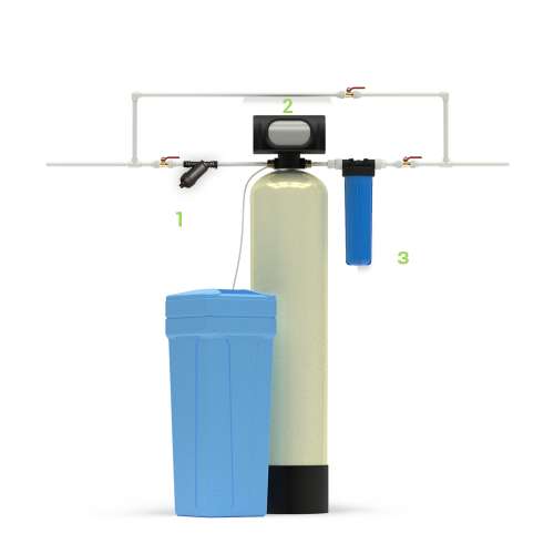 Система для умягчения жесткой воды